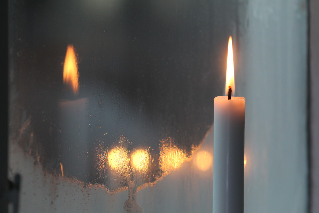 Candle in the window