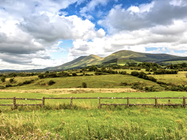 Galtymore mountain in Ireland